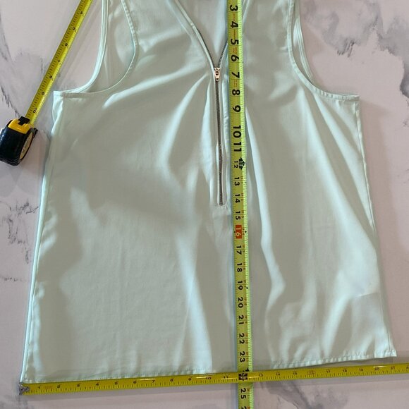 Banana Republic, Sleeveless top, light green/ light lime, Size M - Picture 5 of 6